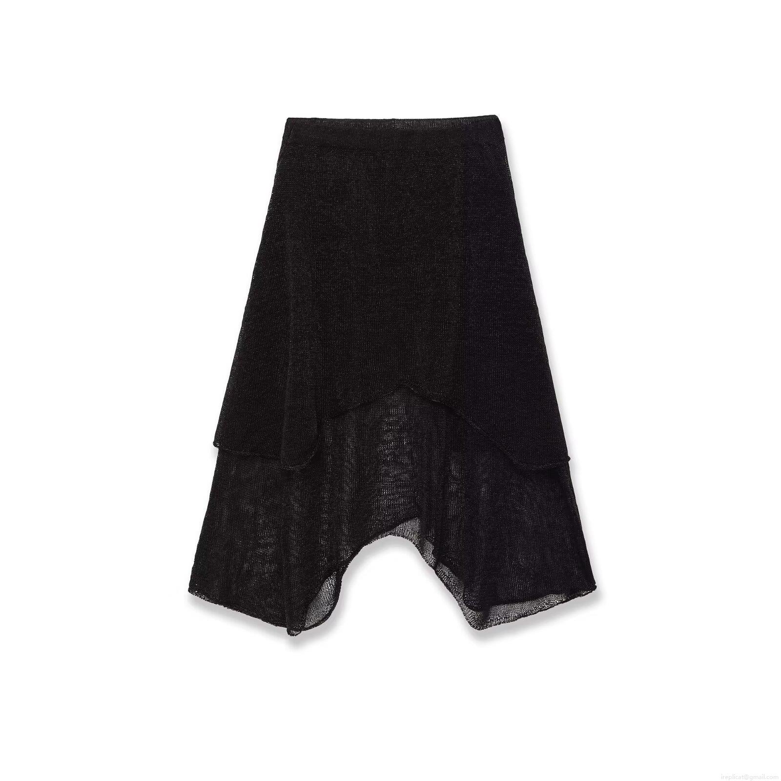 Women's Sexy Black Knitted Skirt Irregular Hem Mesh High Waist Midi Skirt Solid Color Streetwear Clubwear Party Sexy Bodycon Skirt For Ladies Bottoms Women's Sexy Black Knitted Skirt Irregular Hem Mesh High Waist Midi Skirt Solid Color Streetwear Clubwear Party Sexy Bodycon Skirt For Ladies Bottoms