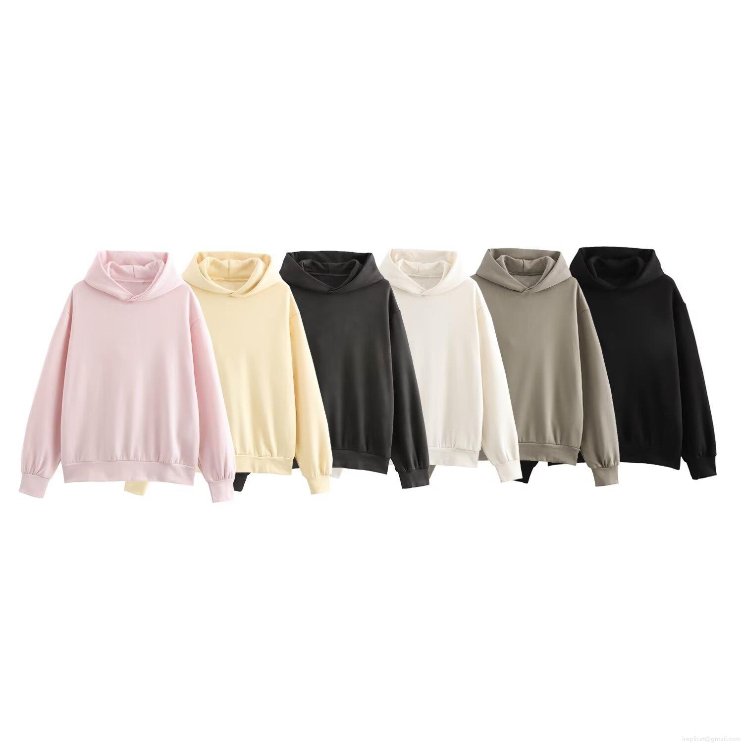 Women's Casual Hooded Sweatshirt or Fleece Straight Leg Pants Solid Color Cotton Brushed Warm Loungewear Loose Streetwear Top Bottoms Separates Women's Casual Hooded Sweatshirt or Fleece Straight Leg Pants Solid Color Cotton Brushed Warm Loungewear Loose Streetwear Top Bottoms Separates