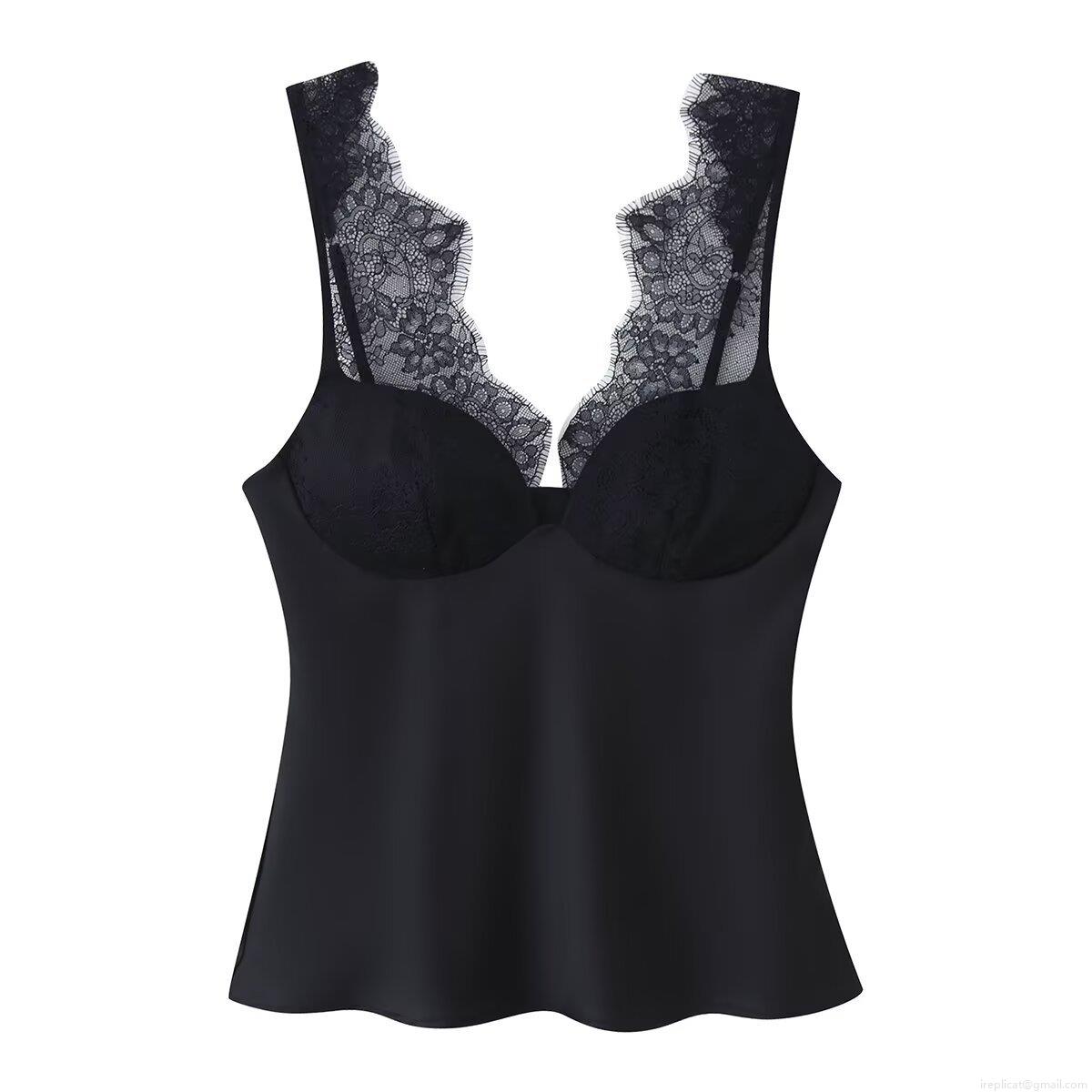 Sexy Women's Lace Satin Two Piece Set Elegant V-Neck Cami Top And Bow Shorts Pajama Suit Party Night Outfits Sleeveless Polyester Clothing Sexy Women's Lace Satin Two Piece Set Elegant V-Neck Cami Top And Bow Shorts Pajama Suit Party Night Outfits Sleeveless Polyester Clothing