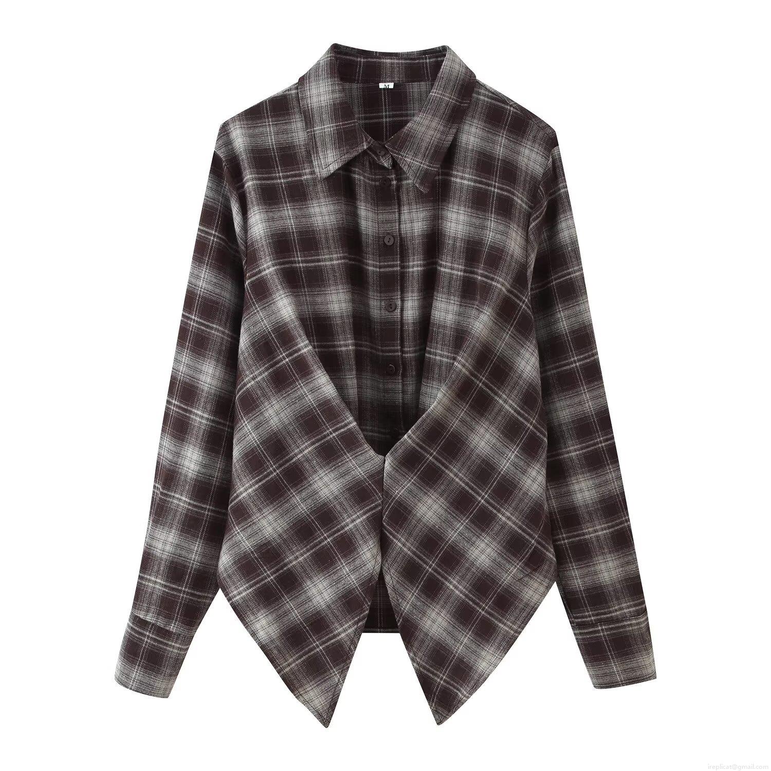 Women's Plaid Shirt Long Sleeve Lapel Single Breasted Loose Fit Polyester Spandex Flannel Texture Blouse For Casual Daily Winter Autumn Women's Plaid Shirt Long Sleeve Lapel Single Breasted Loose Fit Polyester Spandex Flannel Texture Blouse For Casual Daily Winter Autumn